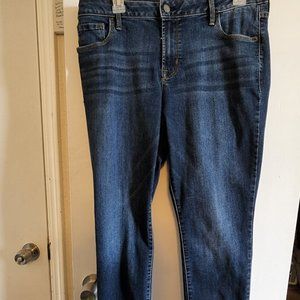 Size 14 old navy rock star mid-rise